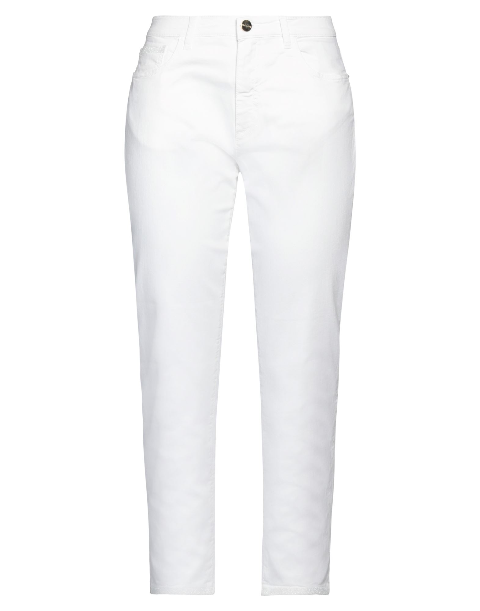 Angelo Marani Jeans In Off White