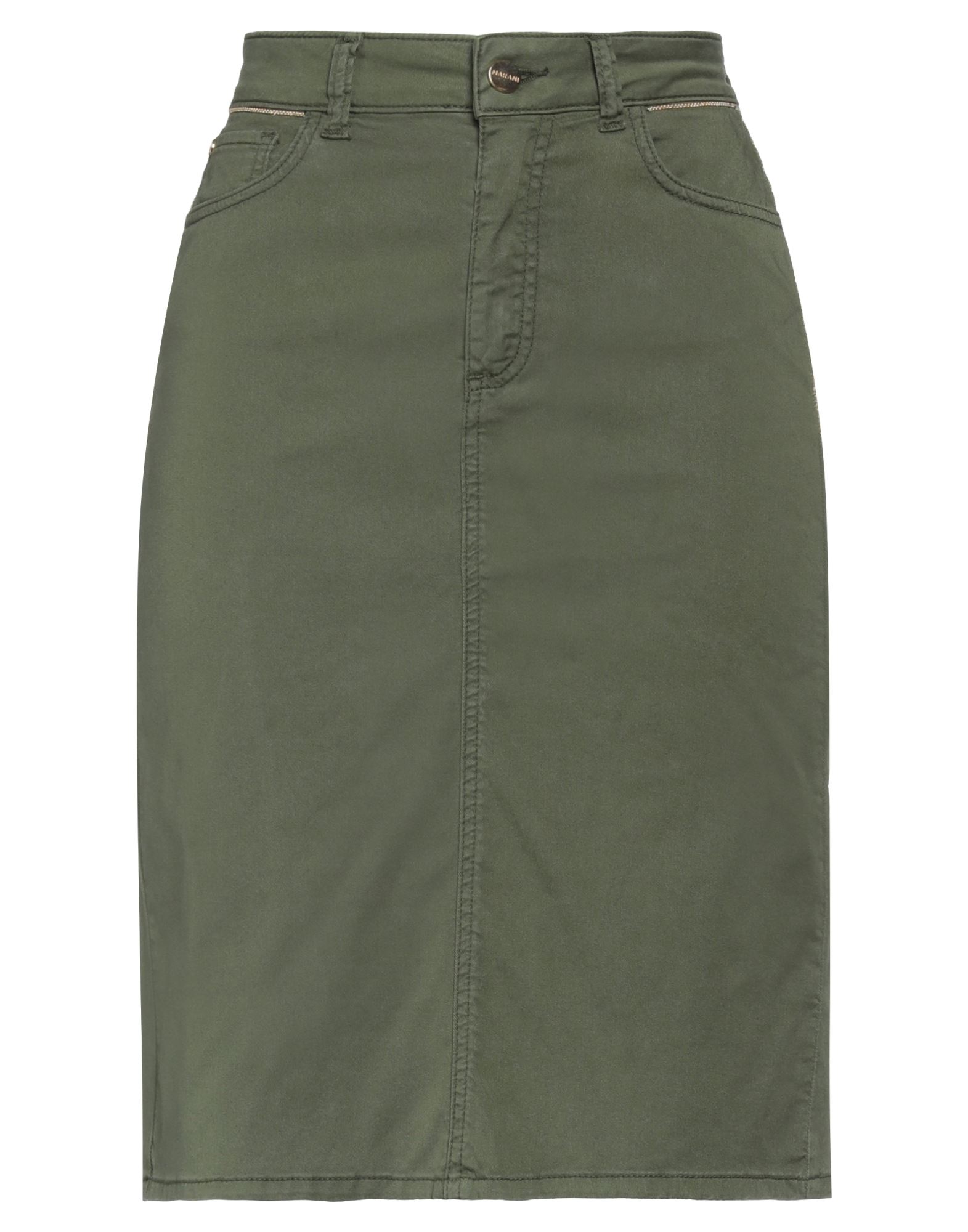 Angelo Marani Mini Skirts In Green