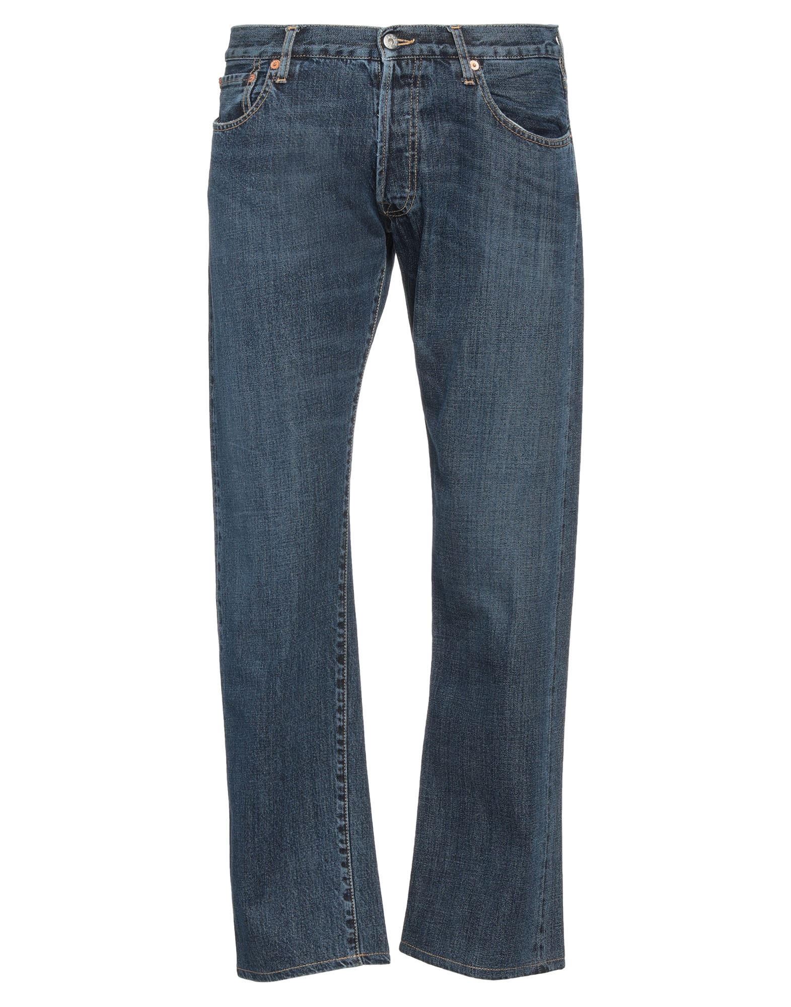 Shop Ten Dnm Man Jeans Blue Size 31 Cotton, Soft Leather