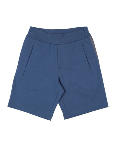 Emporio Armani Babies'  Toddler Boy Shorts & Bermuda Shorts Slate Blue Size 6 Cotton, Elastane