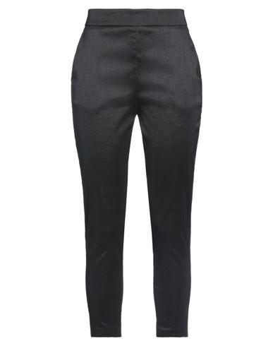 Revise Woman Cropped Pants Black Size 6 Polyester, Nylon, Elastane
