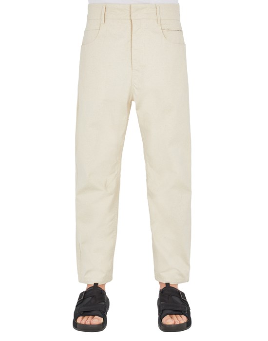 Sold out - STONE ISLAND SHADOW PROJECT 30514 5.5 POCKET TROUSERS 
COTONE CANAPA PLACCATO-TC TROUSERS Man Butter