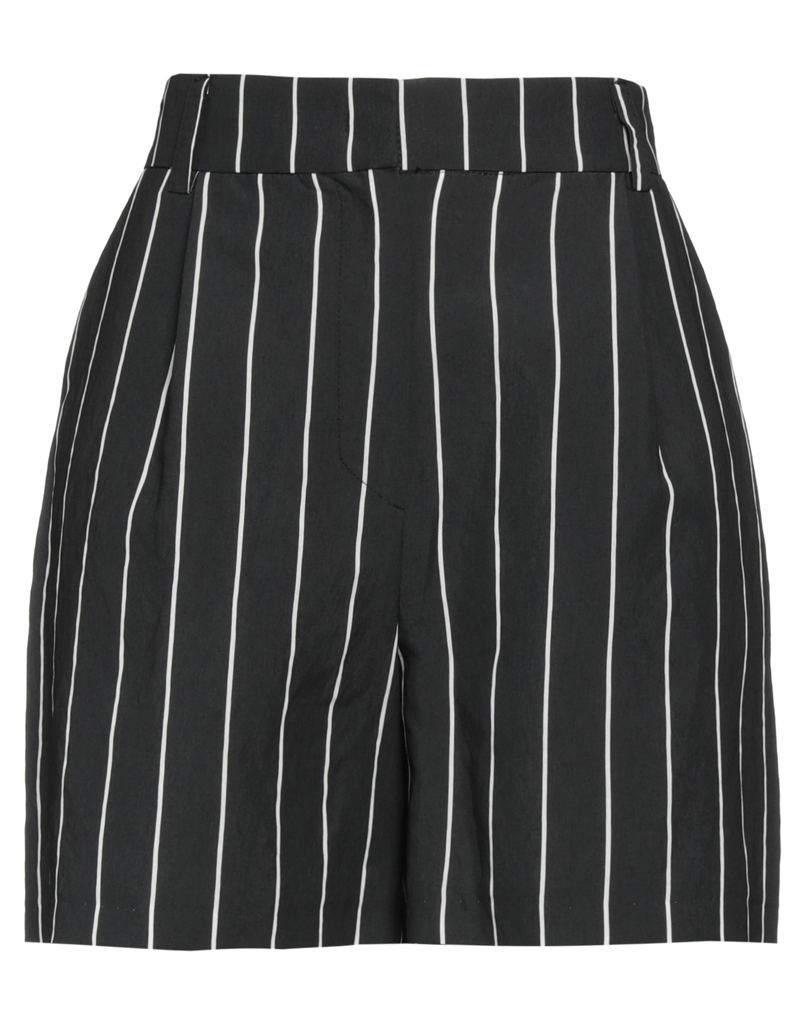 Kaos Jeans Woman Shorts & Bermuda Shorts Black Size 10 Viscose, Polyester