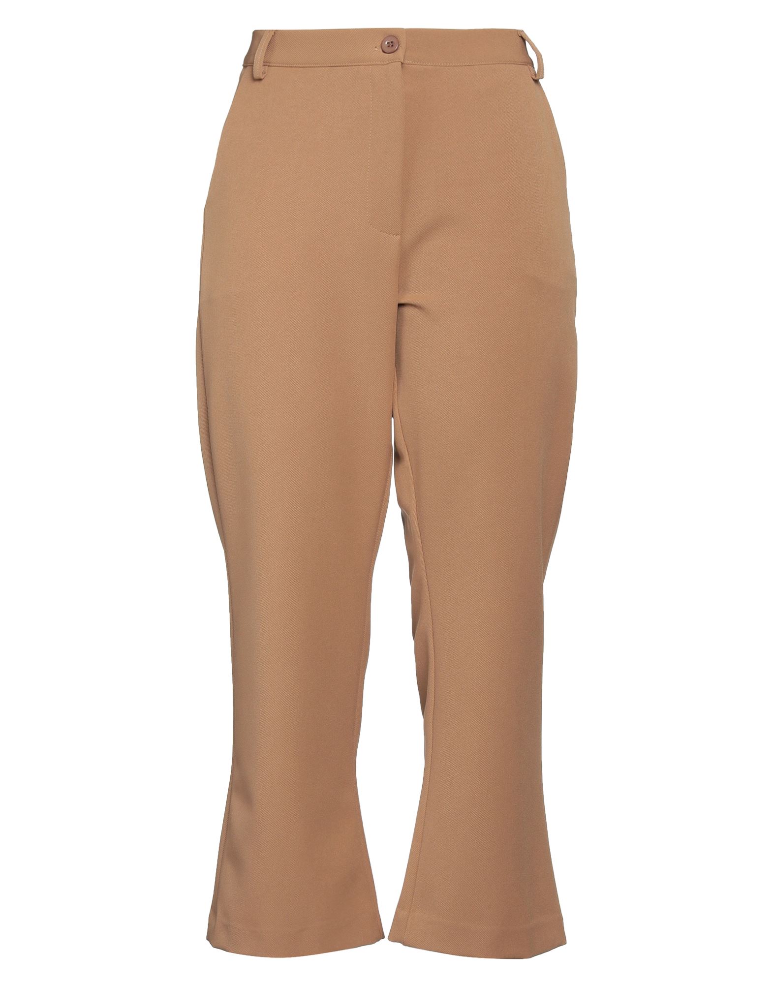 Spago Donna Cropped Pants In Beige