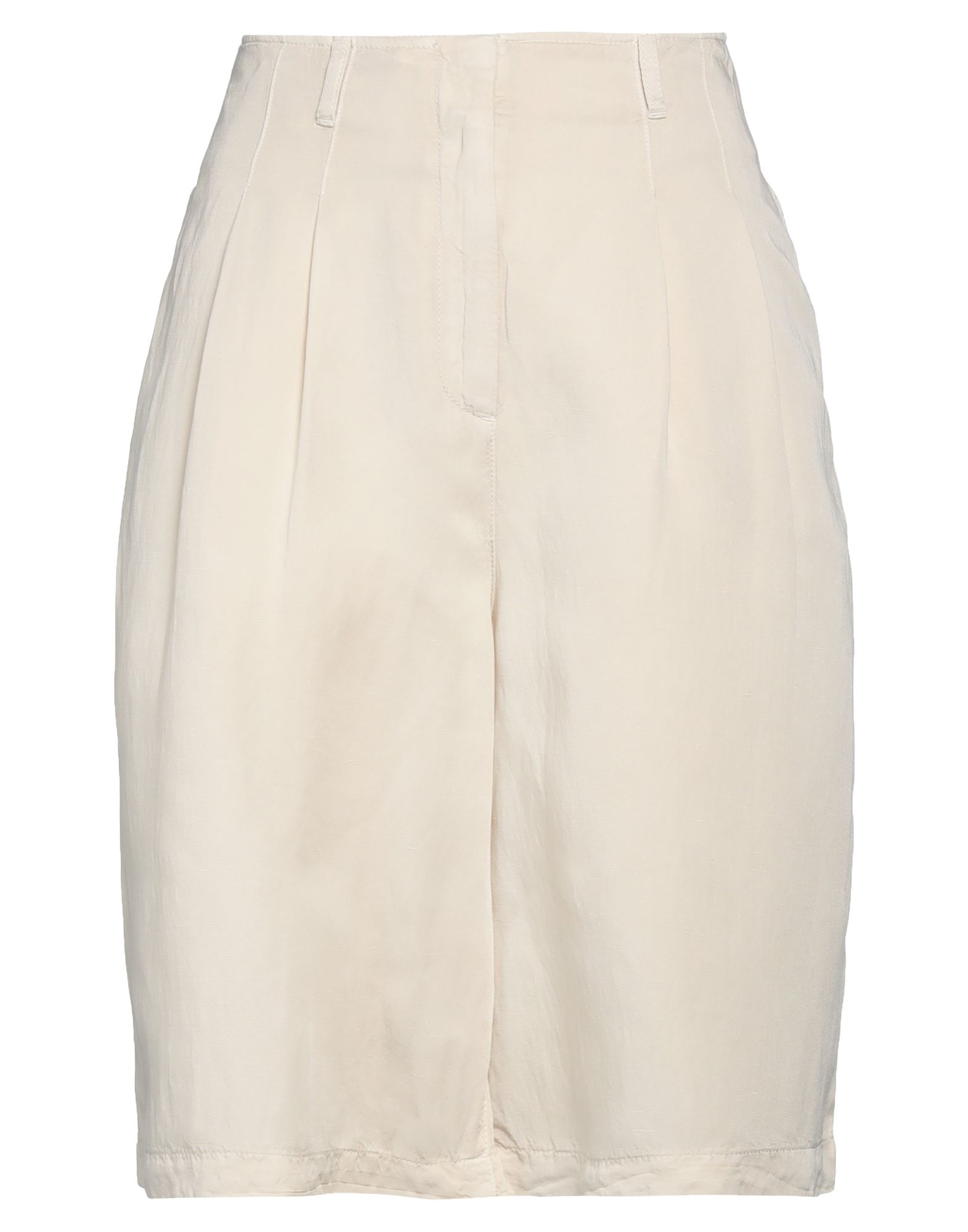 Emporio Armani Woman Shorts & Bermuda Shorts Beige Size 10 Lyocell, Linen