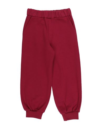 Fendi Babies'  Toddler Girl Pants Burgundy Size 5 Cotton In Red