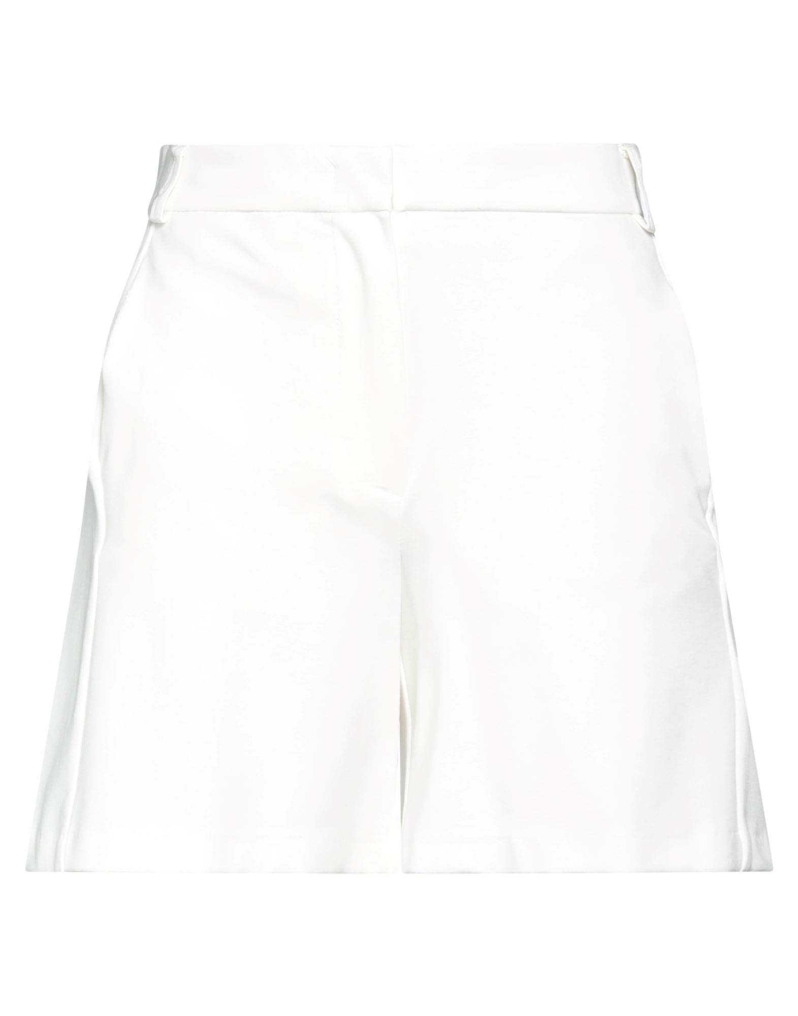 Kaos Woman Shorts & Bermuda Shorts White Size 8 Viscose, Polyamide, Elastane
