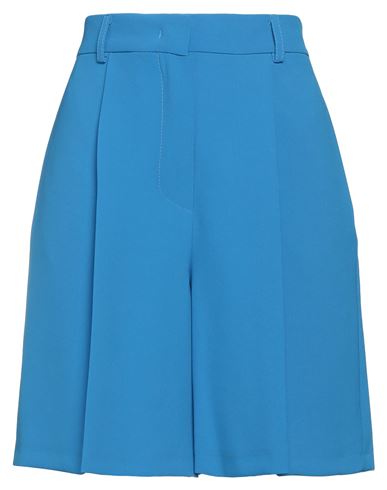 Kaos Woman Shorts & Bermuda Shorts Bright Blue Size 8 Polyester, Elastane