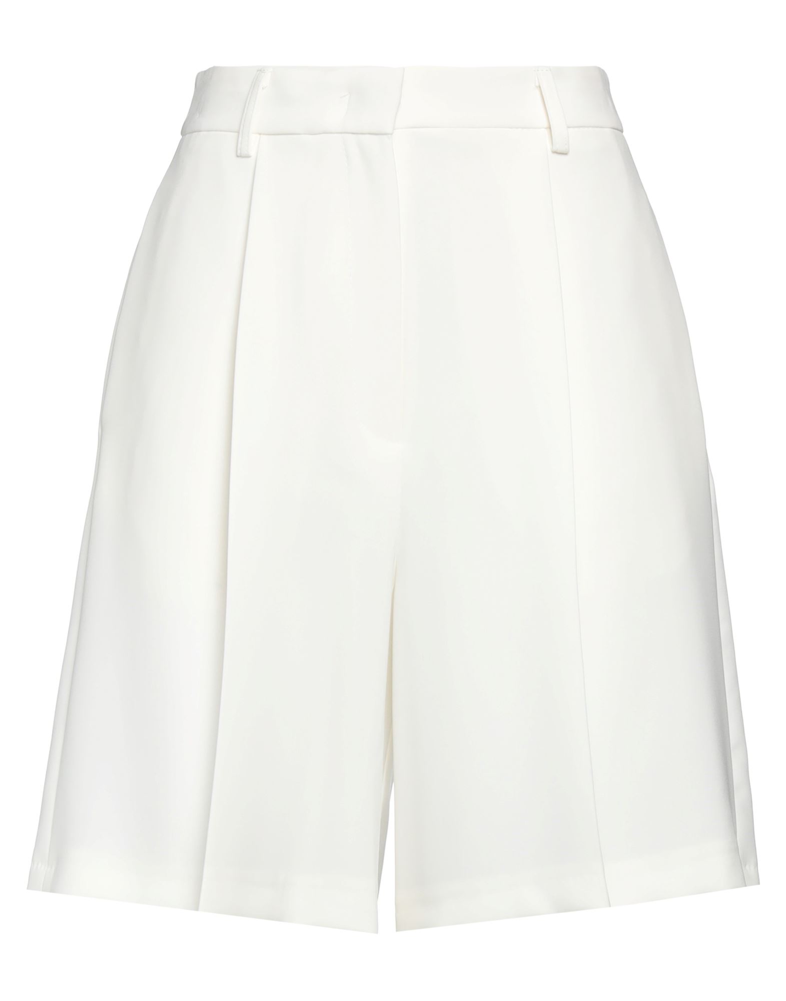 Kaos Woman Shorts & Bermuda Shorts White Size 6 Polyester, Elastane