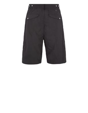 Stone Island Junior Compass-badge gabardine shorts - Blue