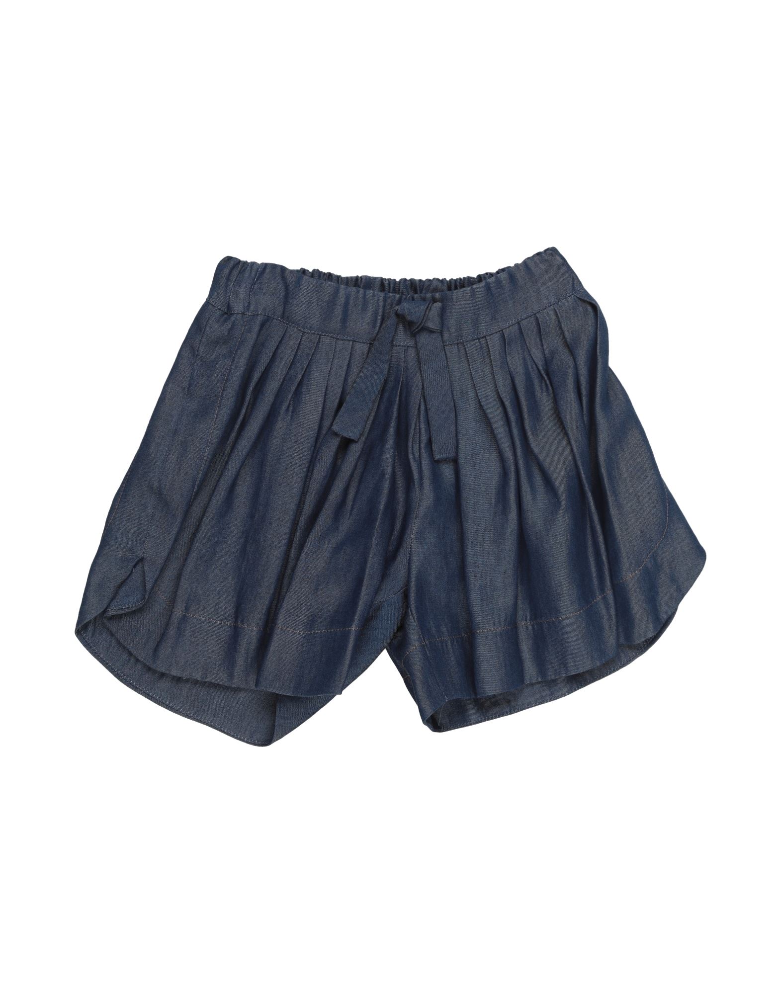 Aletta Kids'  Denim Shorts In Blue