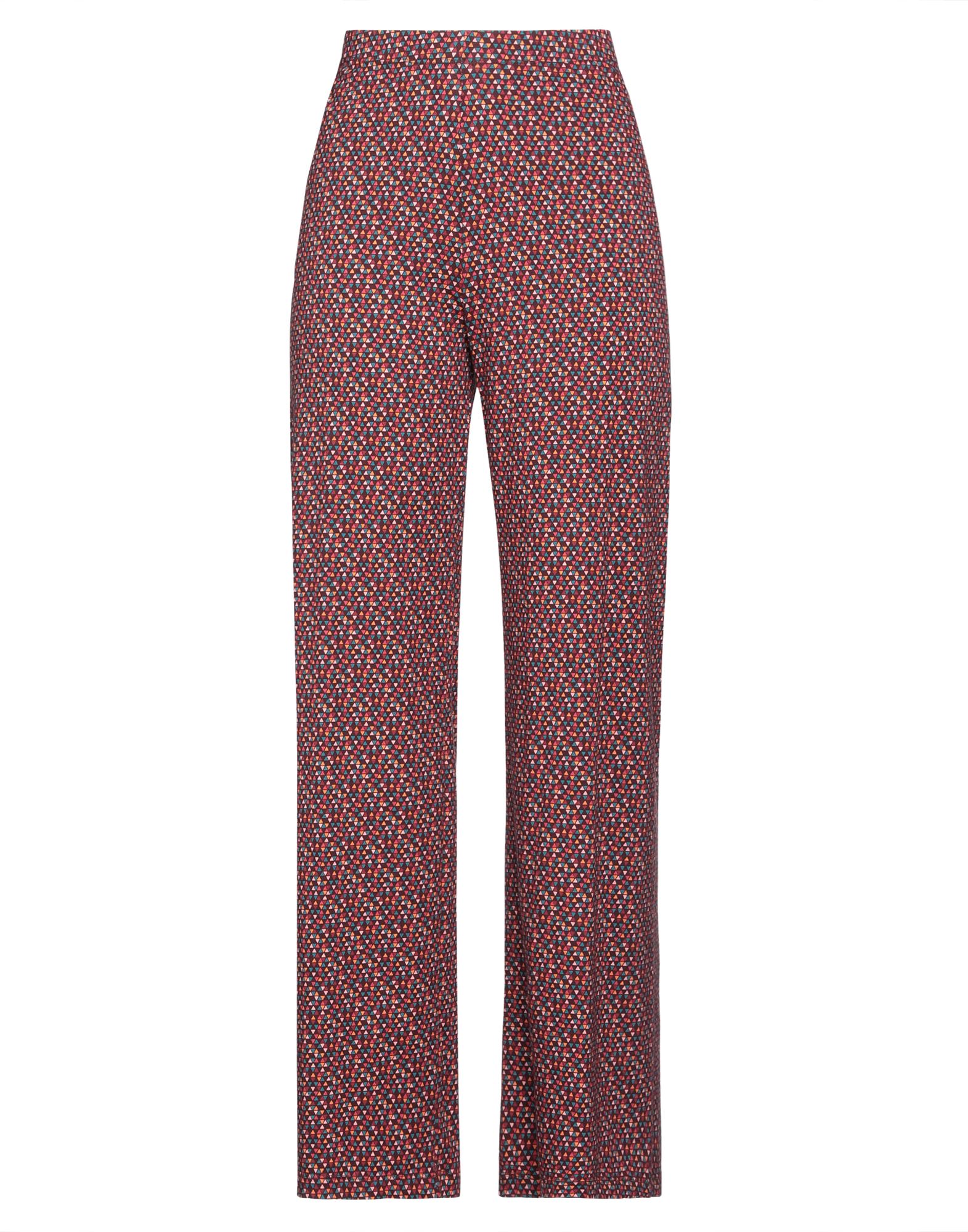 Miki Thumb Pants In Brick Red