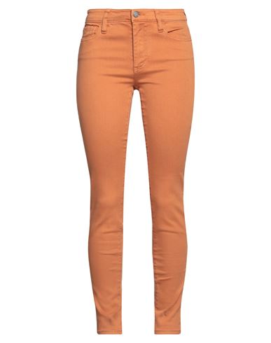 Armani Exchange Woman Jeans Tan Size 31 Cotton, Elastomultiester, Elastane In Brown