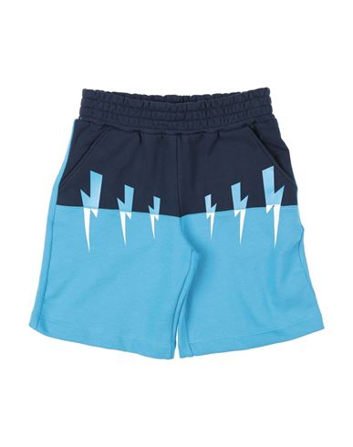 Neil Barrett Babies'  Toddler Boy Shorts & Bermuda Shorts Azure Size 6 Cotton In Blue