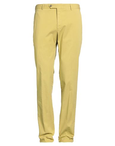 Pt Torino Man Pants Khaki Size 36 Cotton, Elastane In Gold