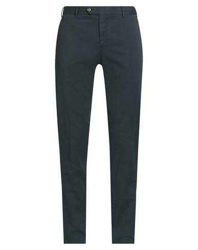 Pt Torino Man Pants Midnight Blue Size 38 Cotton, Elastane In Blue