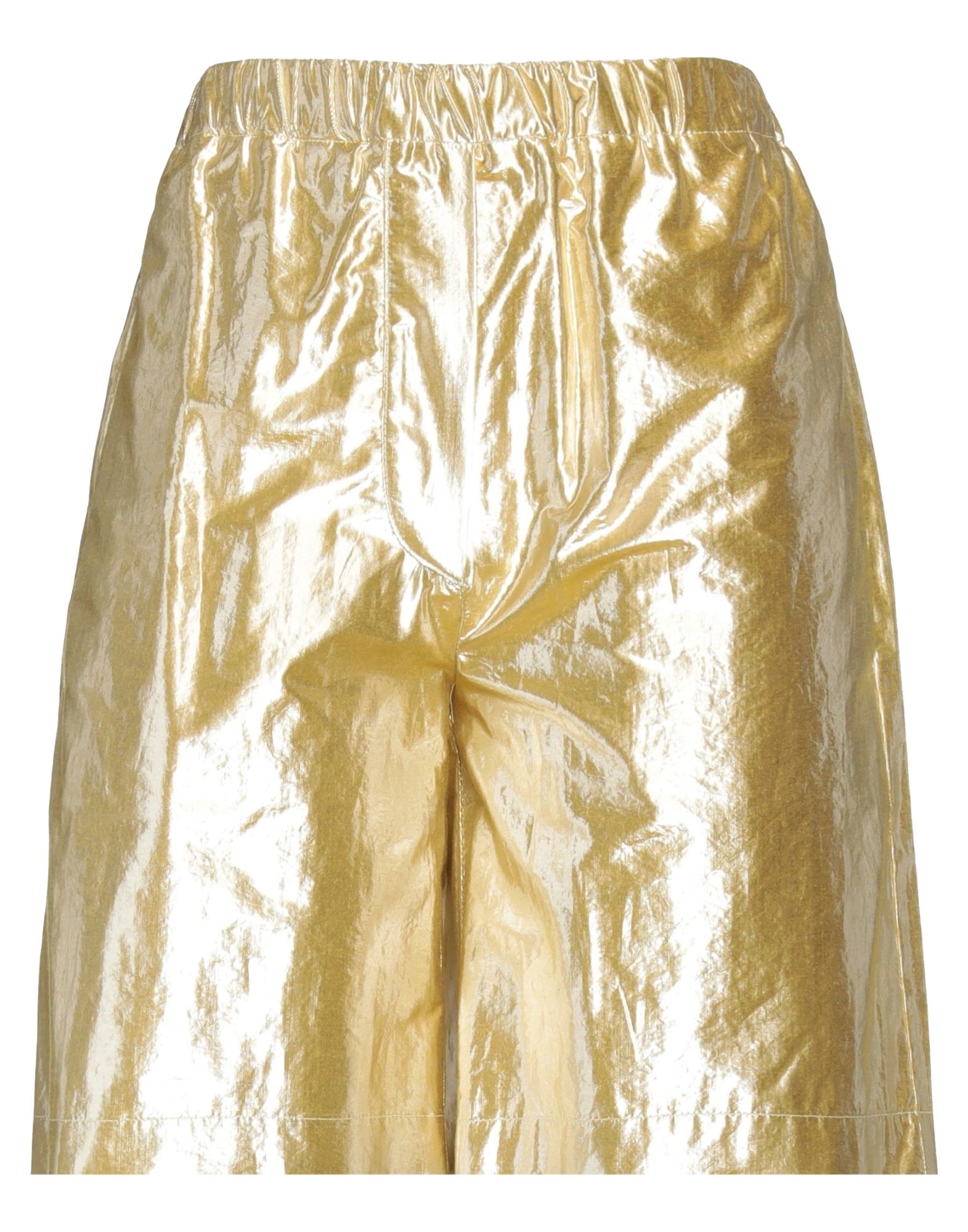 Tela Woman Shorts & Bermuda Shorts Yellow Size 8 Cotton, Polyester