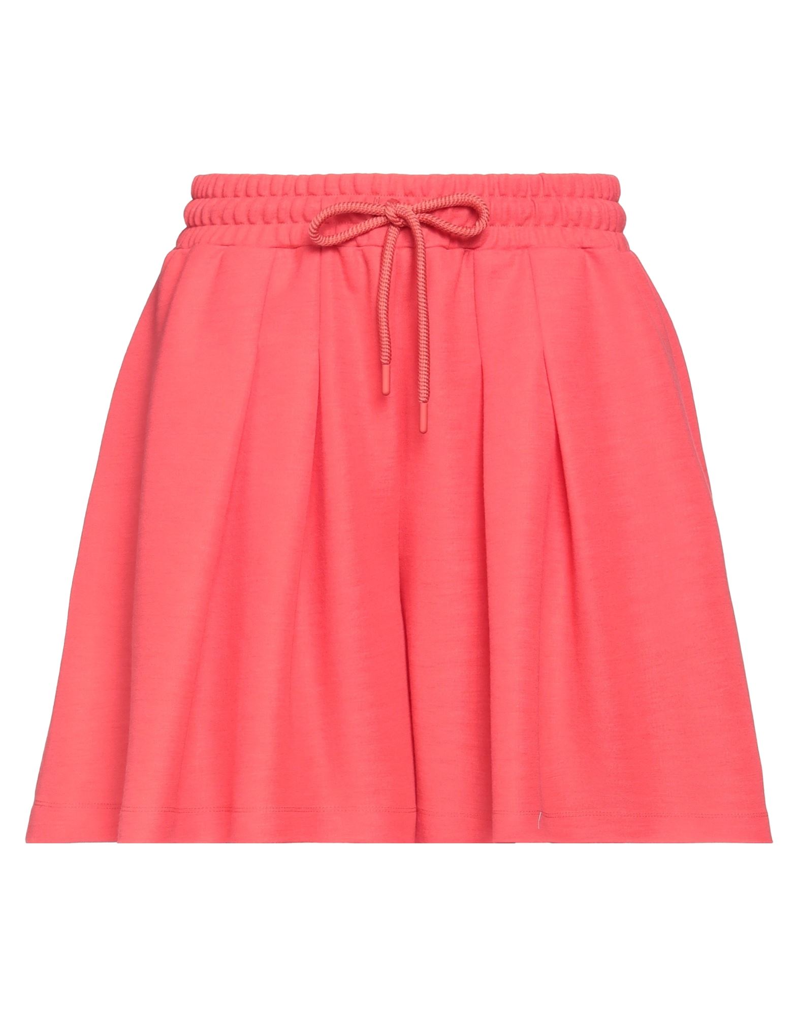 Emporio Armani Woman Shorts & Bermuda Shorts Coral Size L Viscose, Cotton In Red