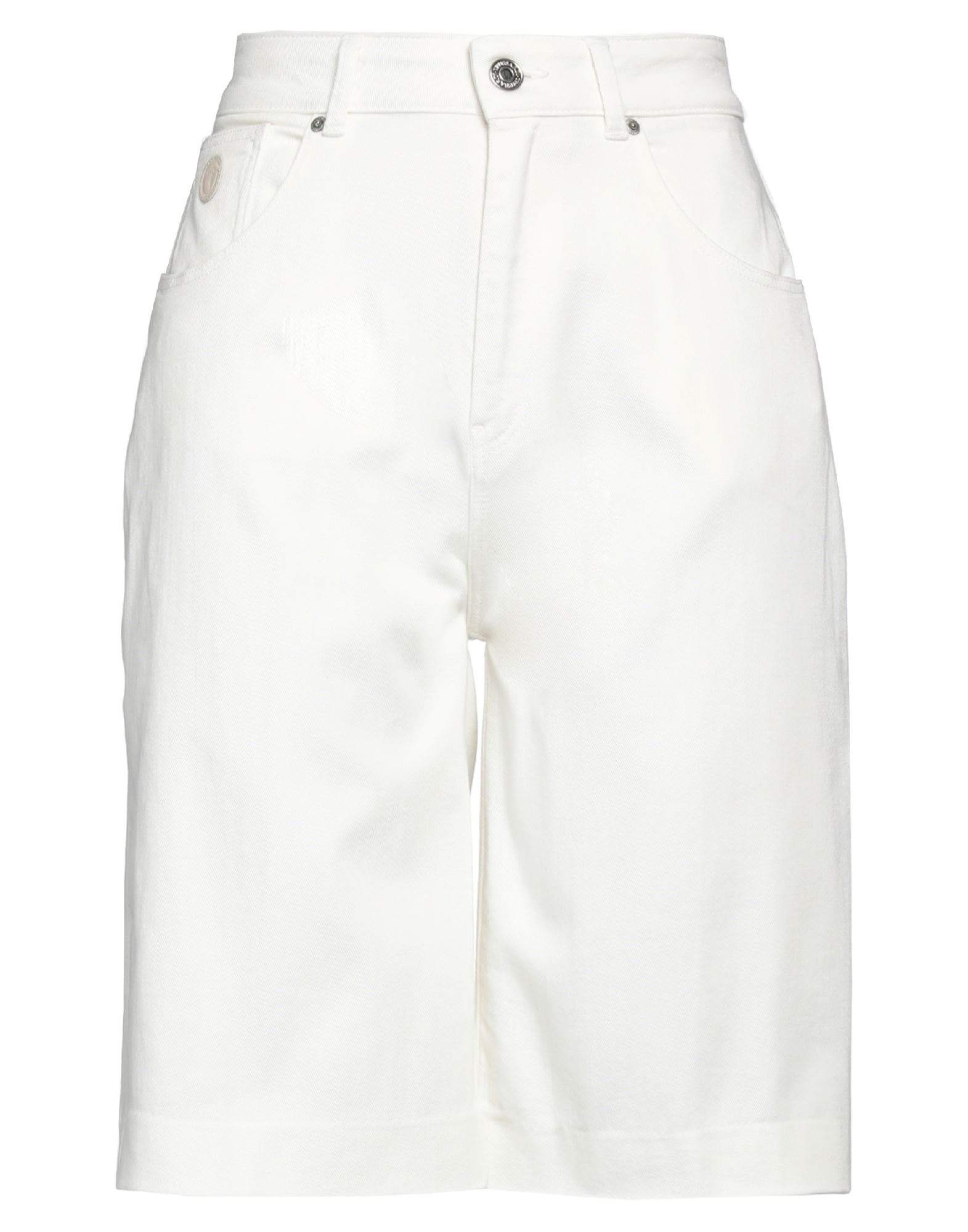Trussardi Denim Shorts In White