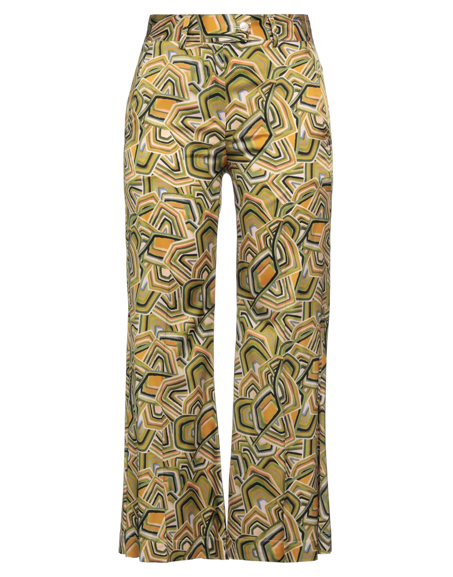Même By Giab's Woman Pants Green Size 2 Viscose, Silk, Elastane