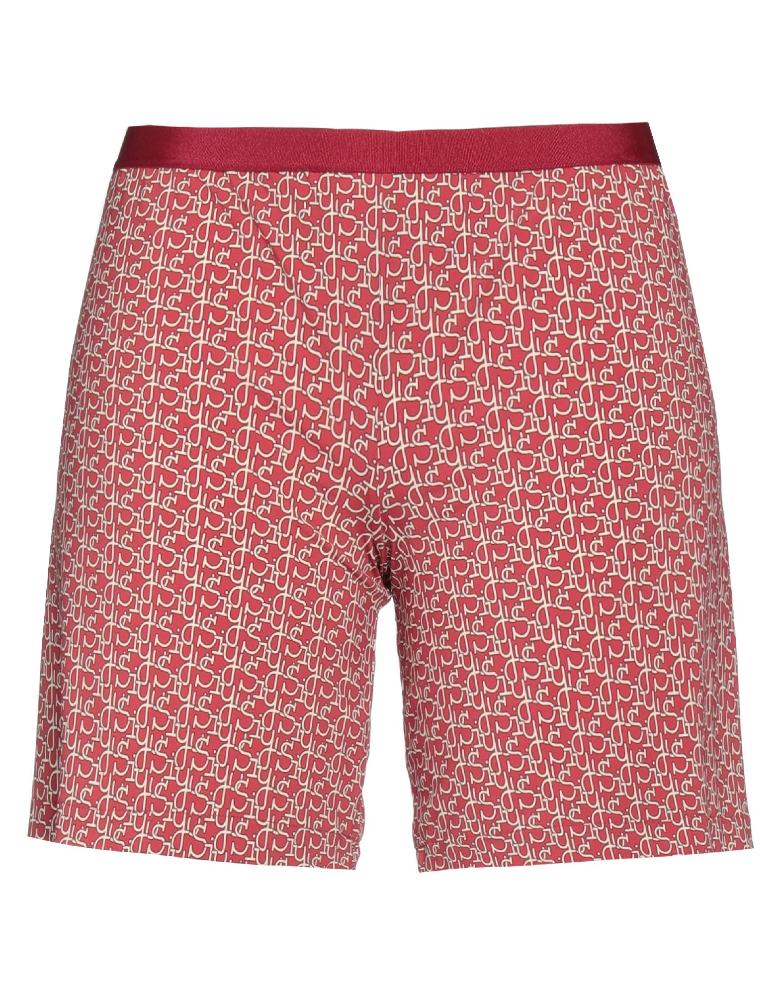 Siyu Woman Shorts & Bermuda Shorts Brick Red Size 4 Polyamide, Elastane