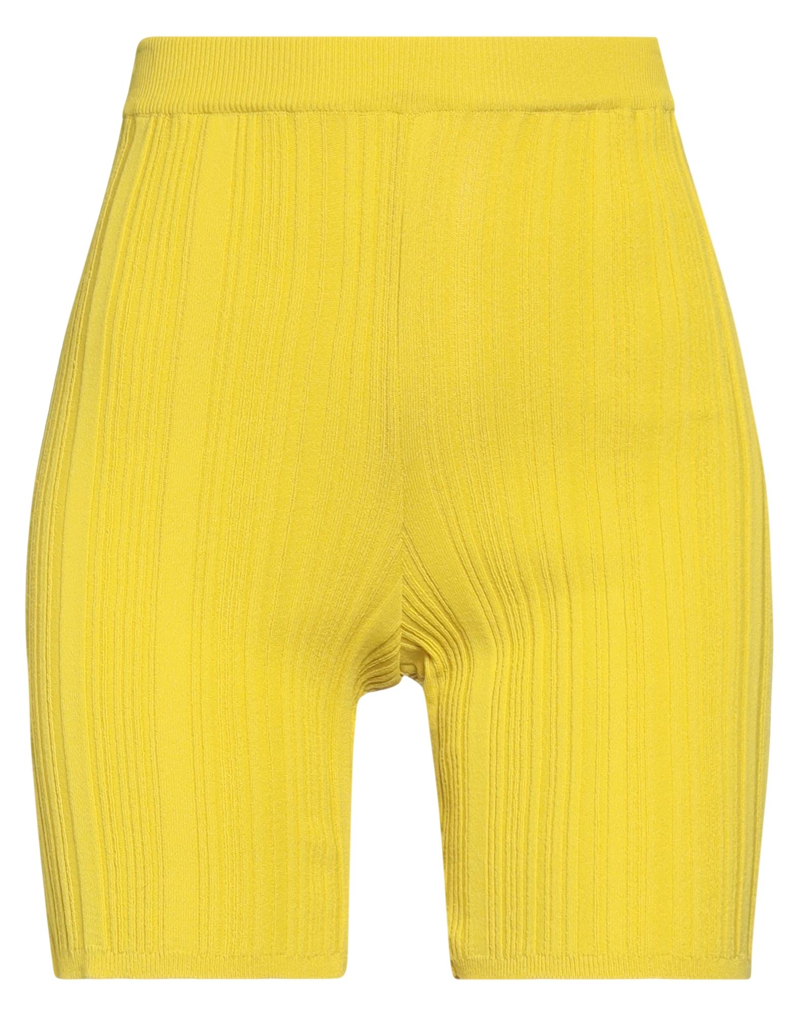 Shop Marco Rambaldi Woman Shorts & Bermuda Shorts Ocher Size M Viscose, Polyamide In Yellow