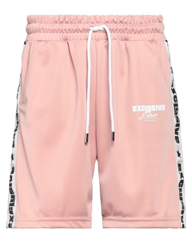 Exclusive Paris Man Shorts & Bermuda Shorts Pastel Pink Size S Polyester