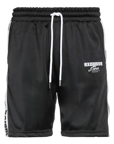 Exclusive Paris Man Shorts & Bermuda Shorts Black Size Xl Polyester