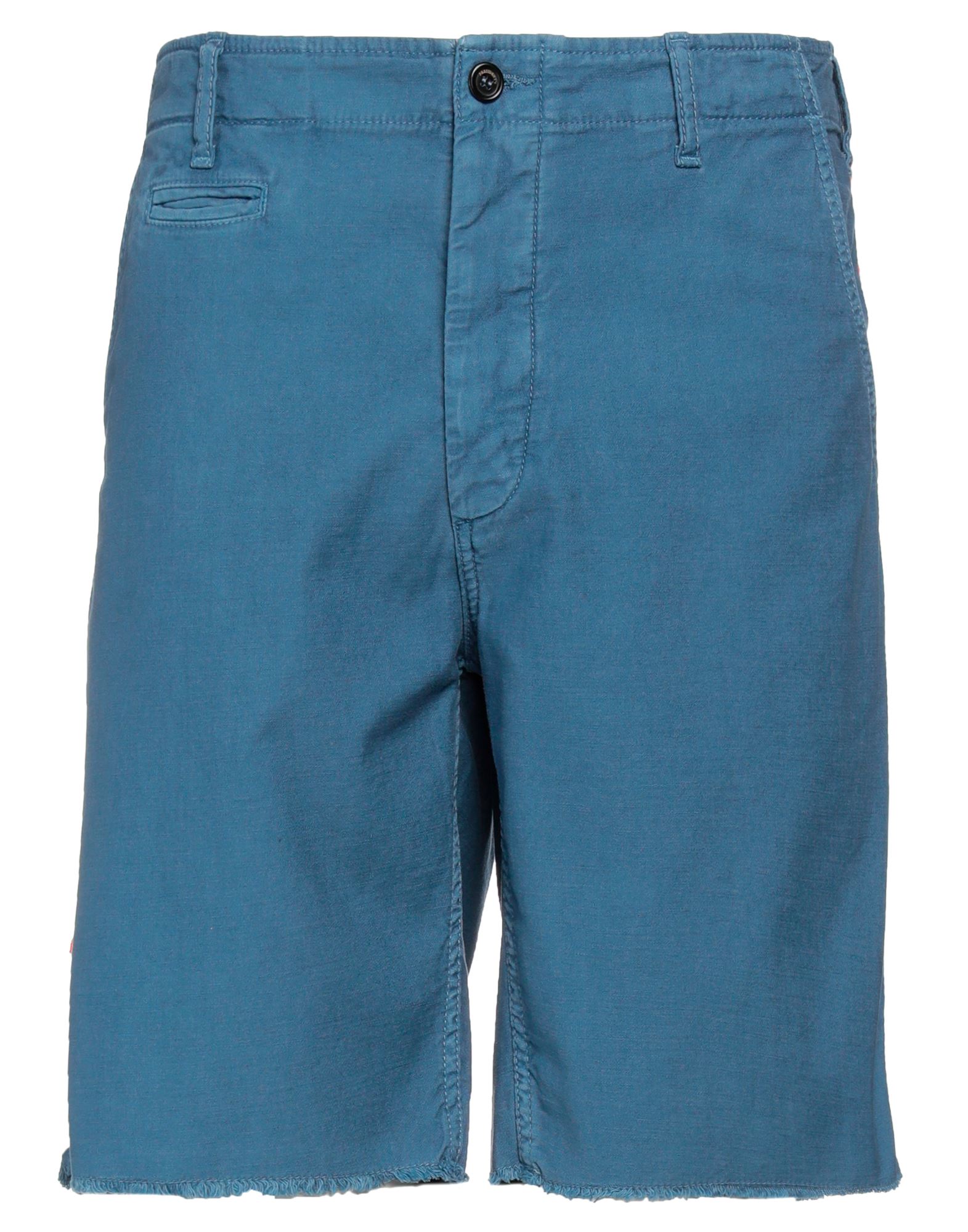 Shop President's Man Denim Shorts Slate Blue Size 35 Cotton