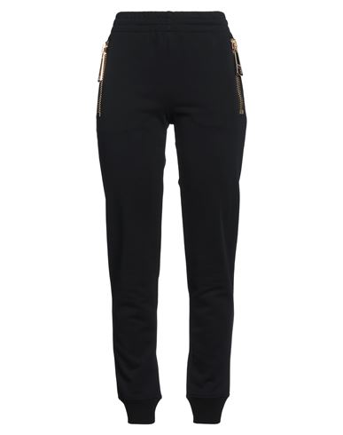 Moschino Woman Pants Black Size 8 Cotton In Black