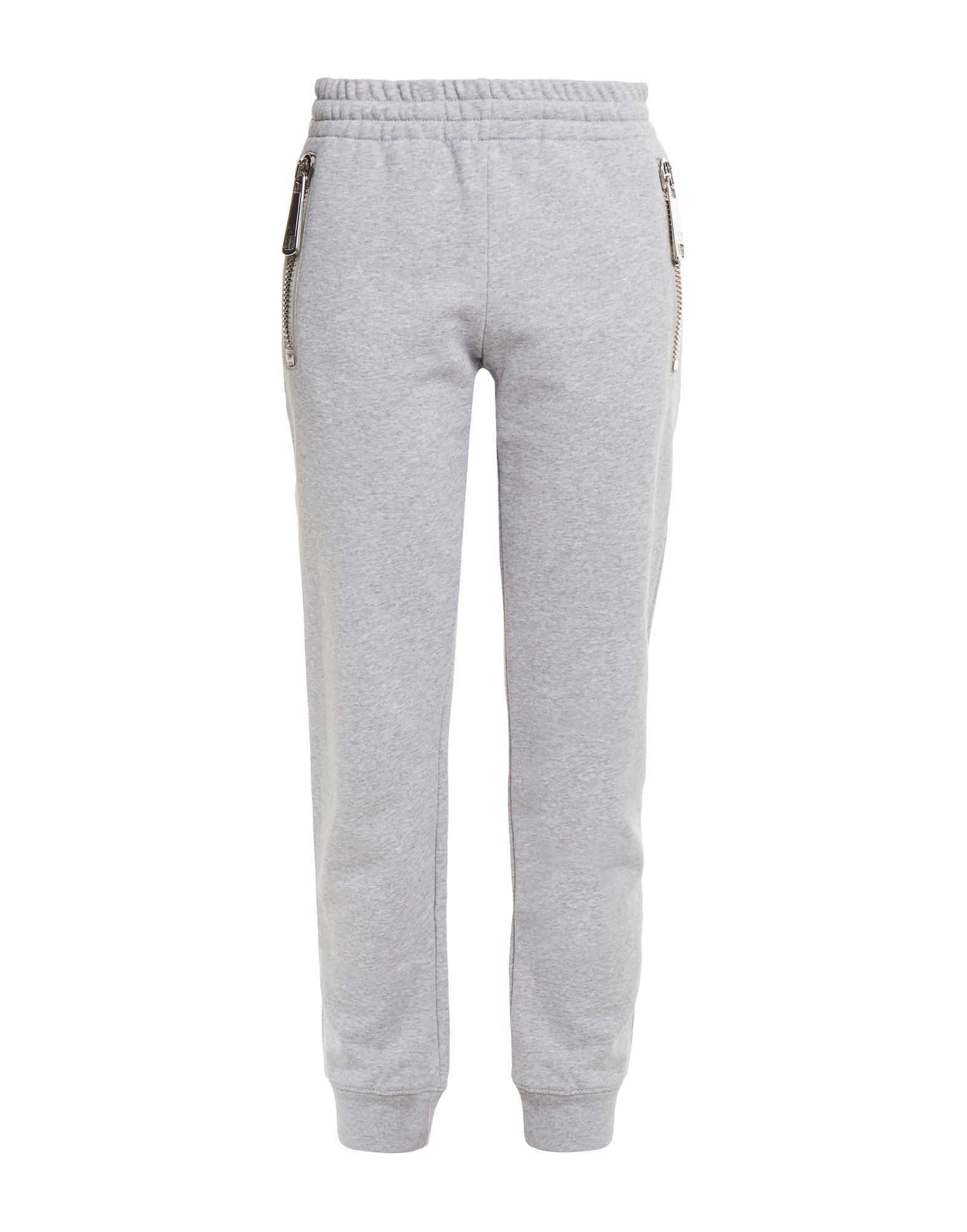 MOSCHINO MOSCHINO COUTURE WOMAN PANTS LIGHT GREY SIZE 6 COTTON 