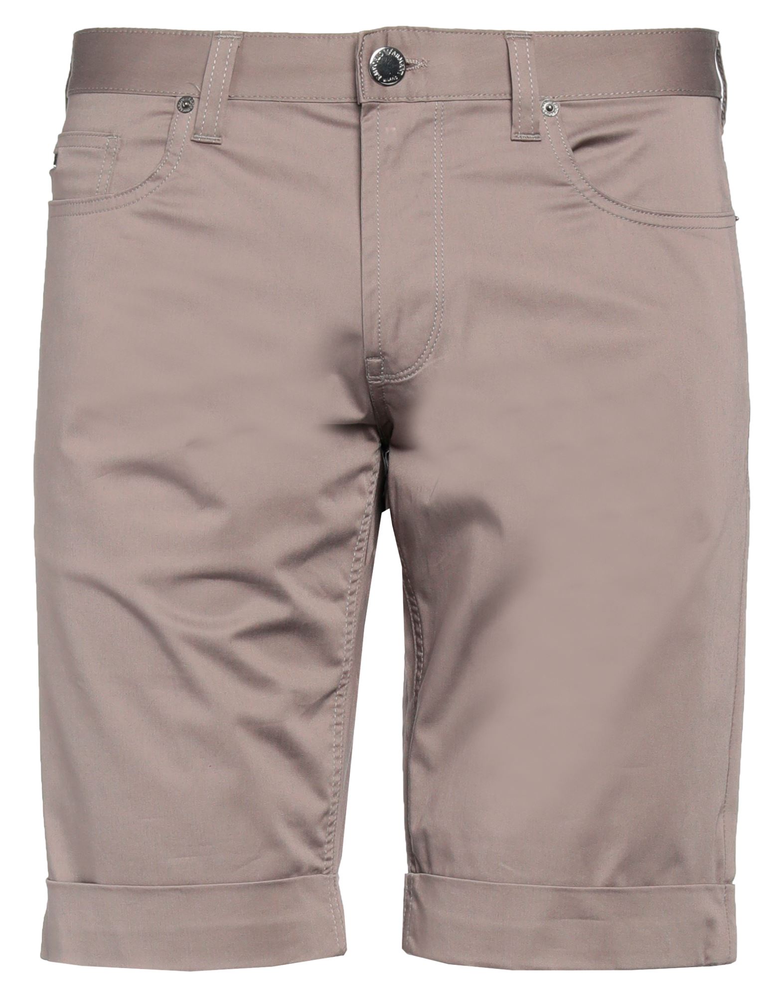 Emporio Armani Man Shorts & Bermuda Shorts Dove Grey Size 32 Cotton, Elastane
