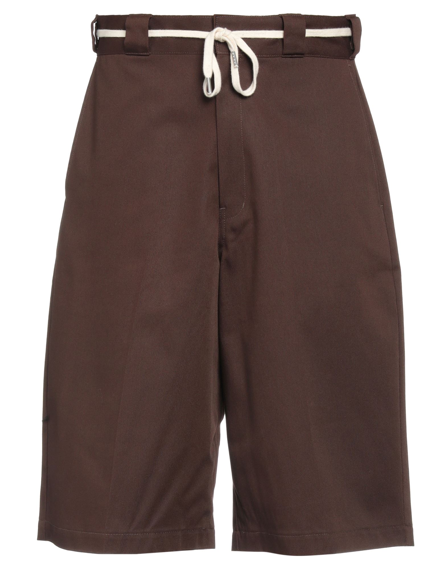 Drôle De Monsieur Man Shorts & Bermuda Shorts Chocolate Brown Size S Polyester, Cotton In Brown