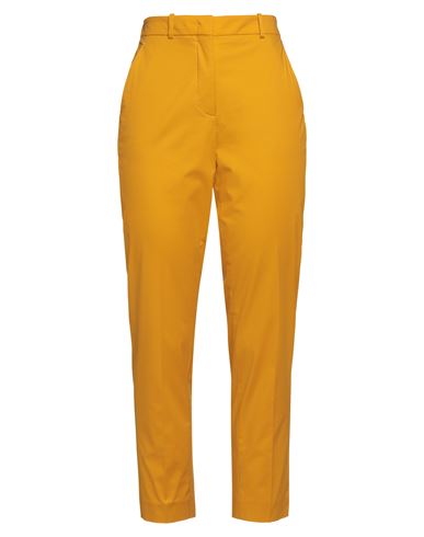 Slowear Incotex Woman Pants Ocher Size 8 Cotton, Elastane In Yellow