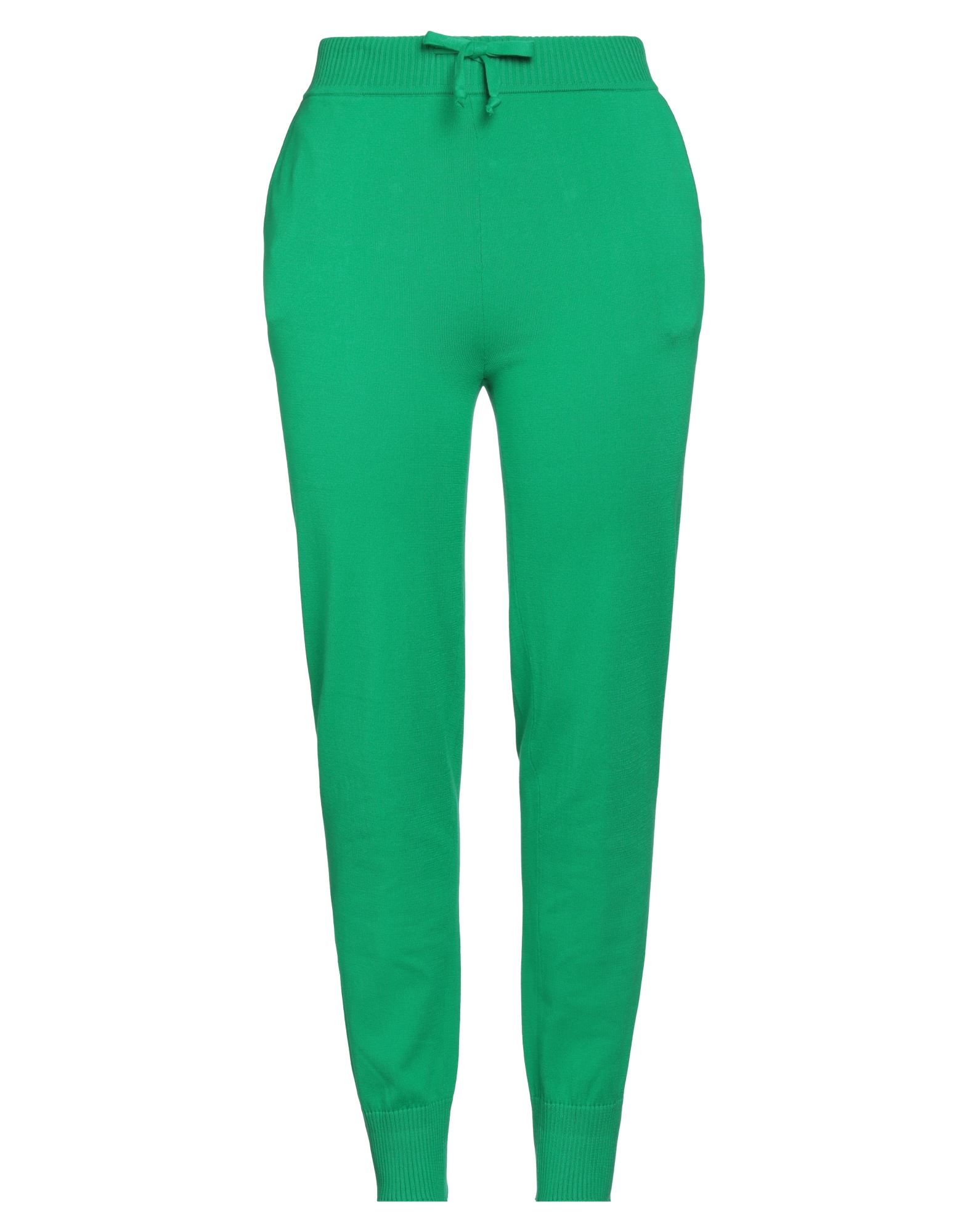 P.A.R.O.S.H P. A.R. O.S. H. WOMAN PANTS GREEN SIZE XS COTTON 