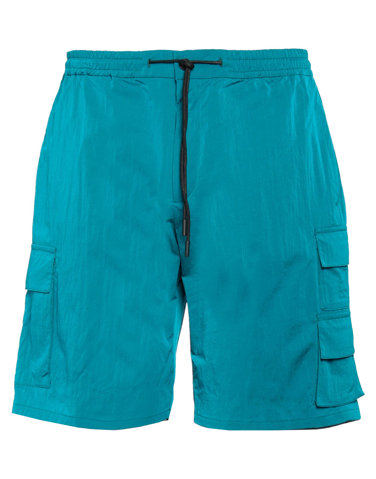 Pt Torino Man Shorts & Bermuda Shorts Azure Size 34 Polyamide In Blue