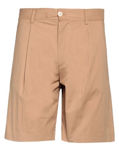 Costumein Man Shorts & Bermuda Shorts Camel Size 34 Cotton In Beige