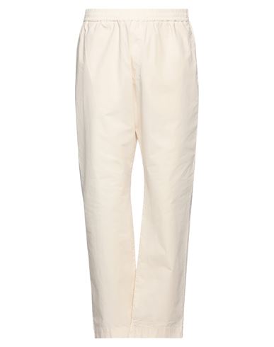 Shop Barena Venezia Barena Man Pants Cream Size 36 Cotton, Elastane In White