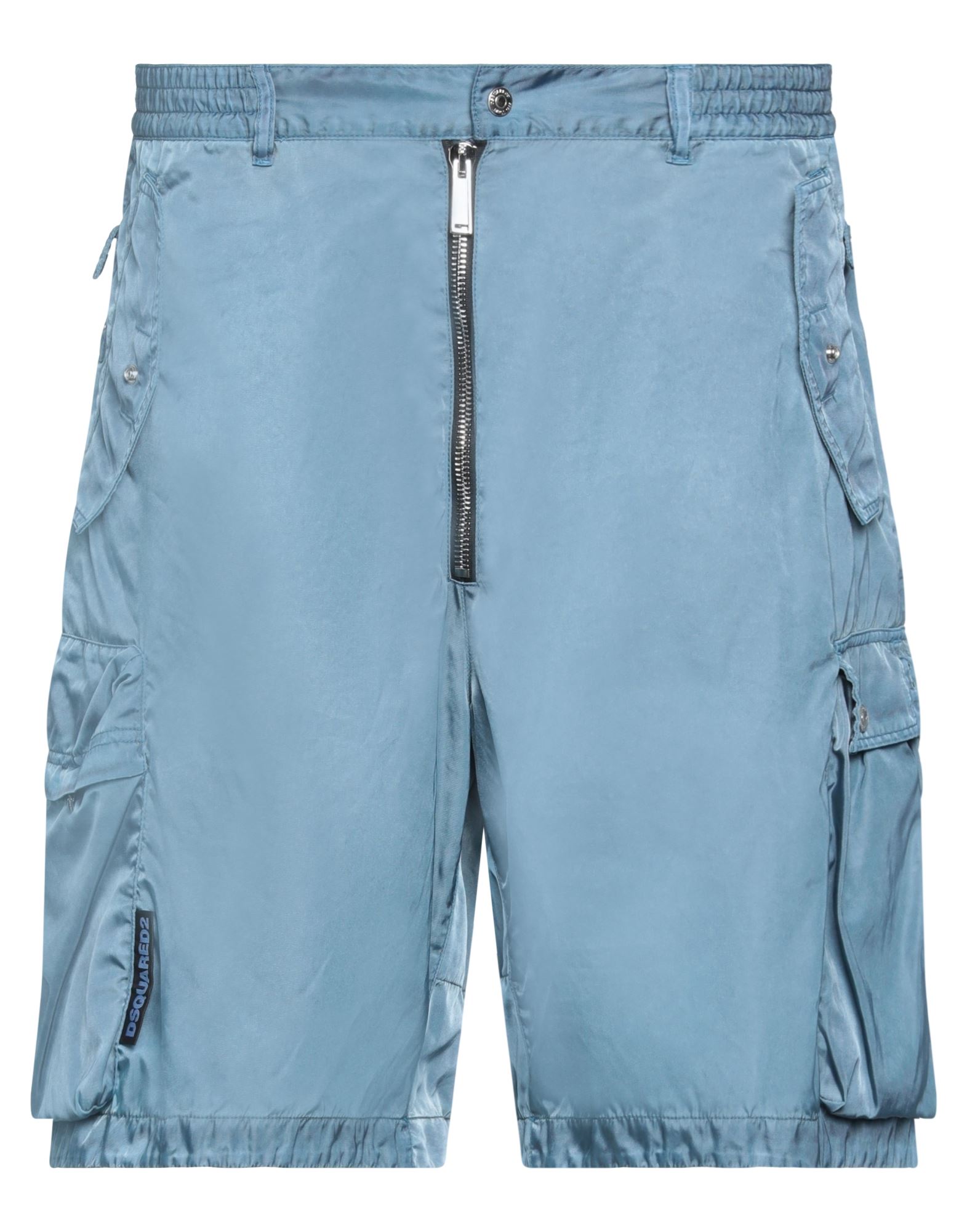 Dsquared2 Man Shorts & Bermuda Shorts Slate Blue Size 34 Polyamide