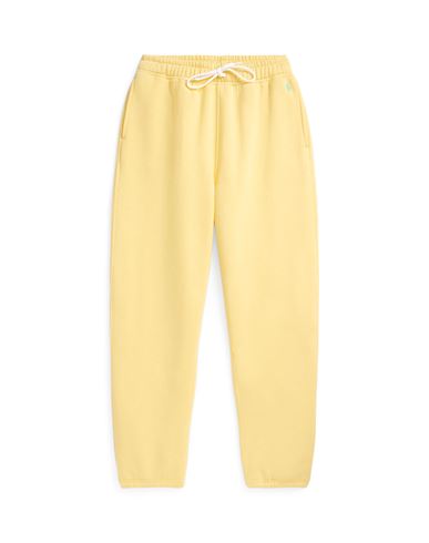 Polo Ralph Lauren Woman Pants Yellow Size L Cotton, Polyester
