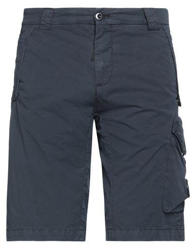 C.p. Company C. P. Company Man Shorts & Bermuda Shorts Navy Blue Size 28 Cotton, Elastane