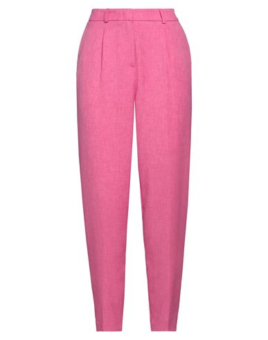 Soallure Woman Pants Fuchsia Size 6 Polyester In Pink