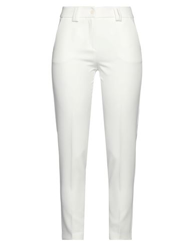 Mem.js Mem. Js Woman Pants Ivory Size 2 Polyester, Elastane In White