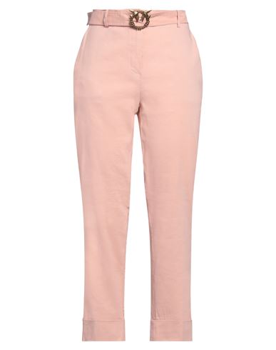 Pinko Woman Pants Pastel Pink Size 8 Linen, Viscose, Elastane