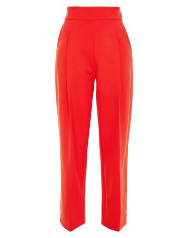 Oscar De La Renta Woman Pants Red Size 4 Virgin Wool, Elastane, Polyamide In Red