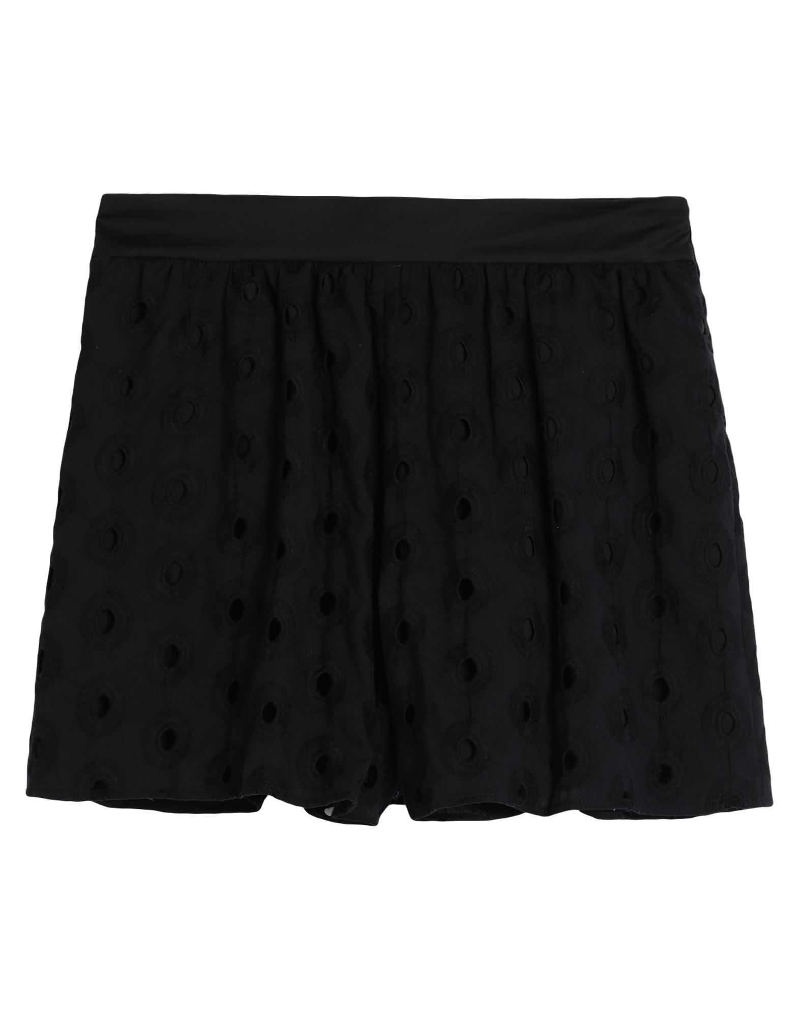 Jijil Woman Shorts & Bermuda Shorts Black Size 10 Cotton