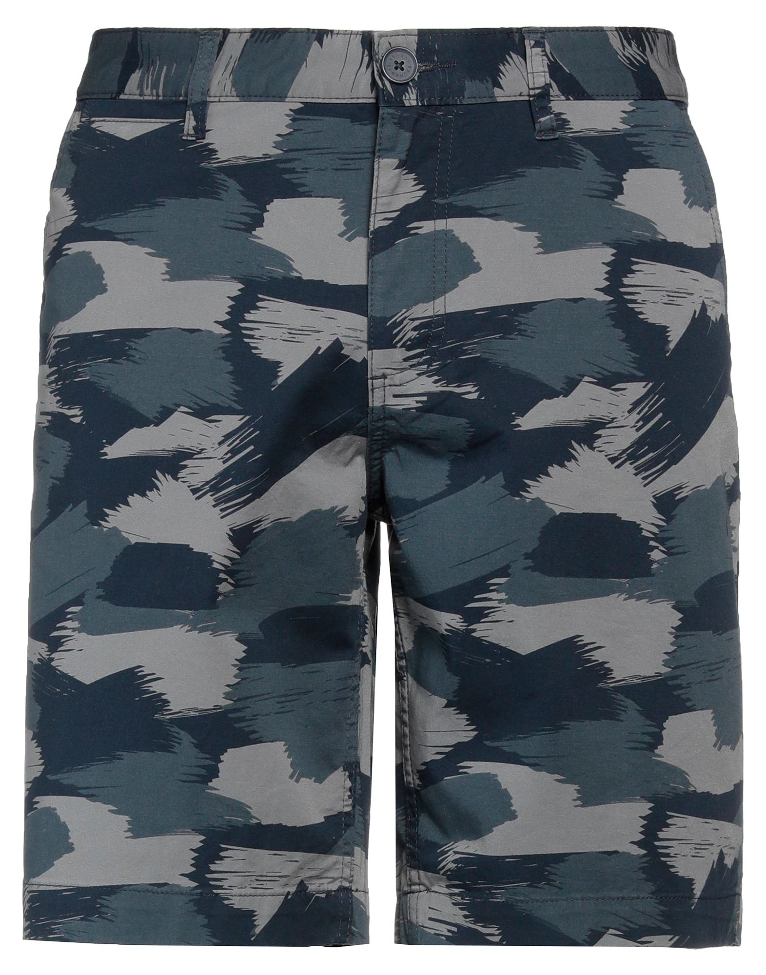 Armani Exchange Man Shorts & Bermuda Shorts Midnight Blue Size 34 Cotton, Elastane