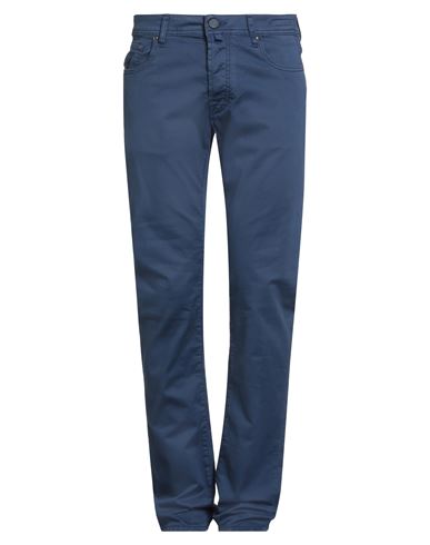 Jacob Cohёn Man Pants Navy Size 33 Cotton, Lyocell, Elastane In Blue