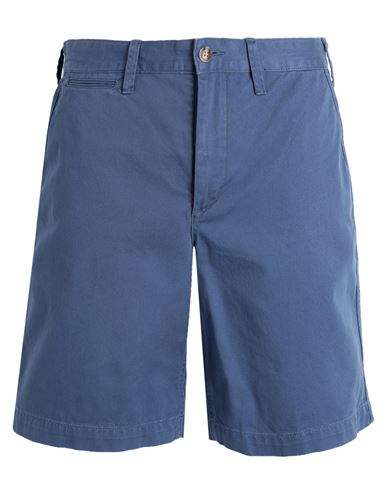 Polo Ralph Lauren Man Shorts & Bermuda Shorts Slate Blue Size 31 Cotton