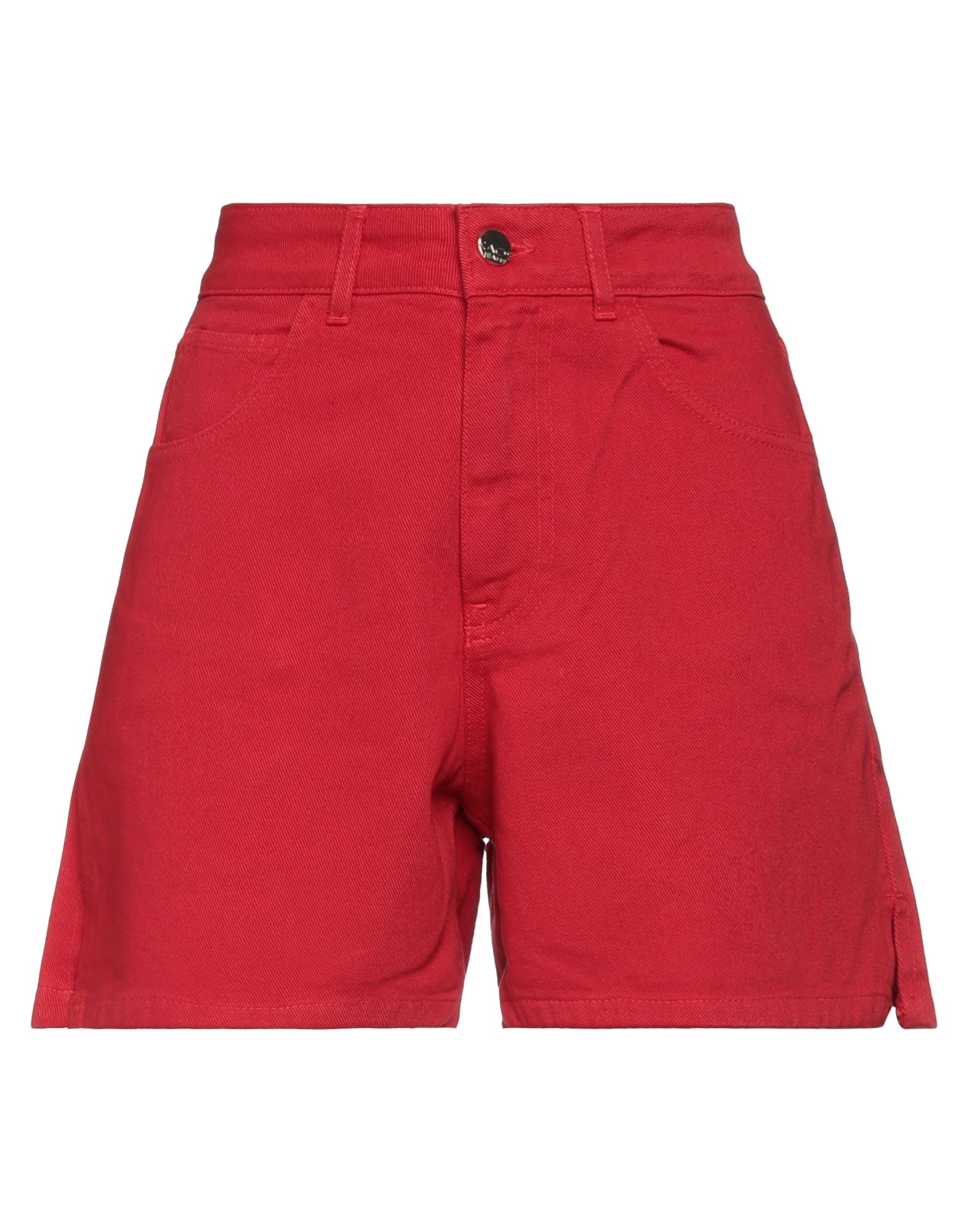 Kaos Jeans Denim Shorts In Red